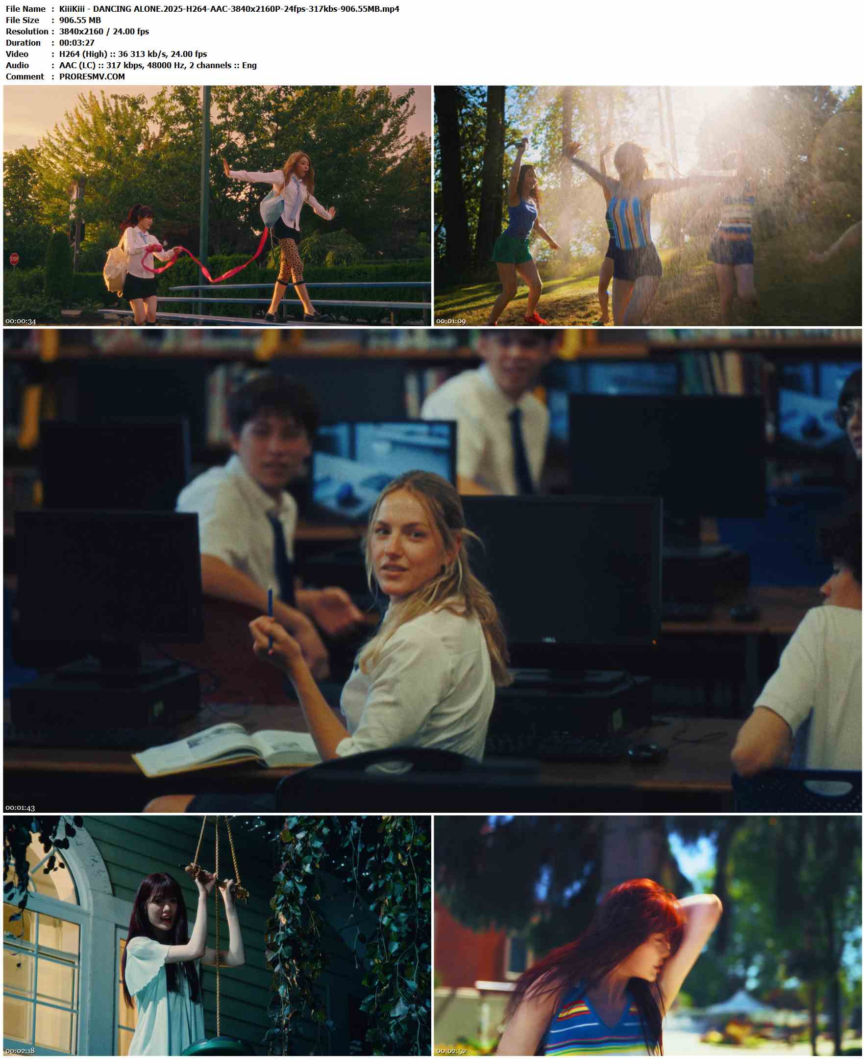 KiiiKiii - DANCING ALONE.2025-H264-AAC-3840x2160P-24fps-317kbs-906.55MB官方MV_高清MV